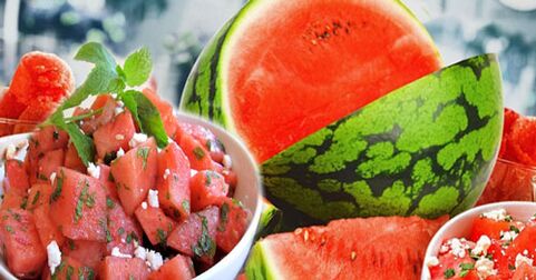 Karpuz salatası